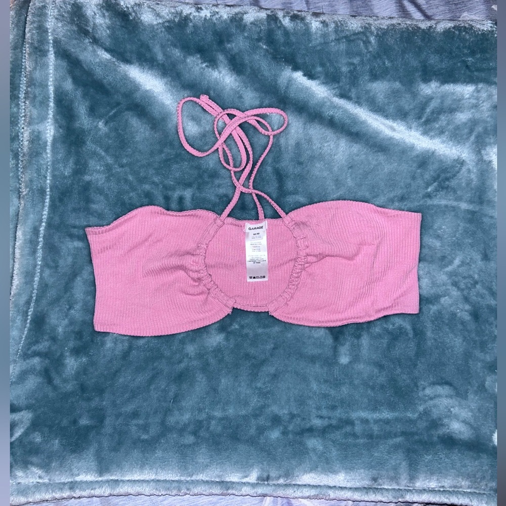 Garage // Cami Micro Keyhole Halter Top